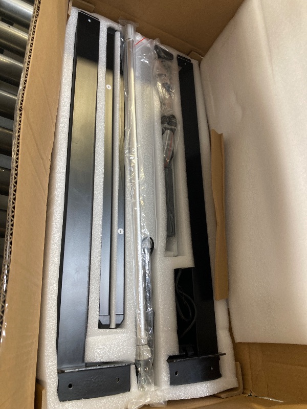 Photo 1 of Standing Desk Frame Electric Adjustable Legs, Stand up Desk Frame Workstation Desk Base, Adjustable Standing Desk Legs, 3 Memory Height Settings, with Cable Management Tray, Headphone Hook
