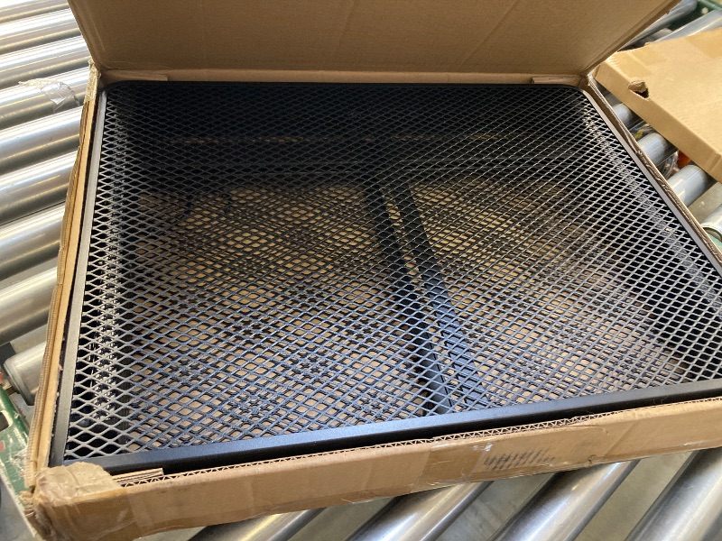 Photo 1 of Foldable Grill Table with Mesh Desktop, 200lbs 3Ft Portable Folding Table, Height Adjustable Metal Table for Ourdoor, Camping, Picnic, BBQ and Beach, RV, 35.4" L x 23.6" W

