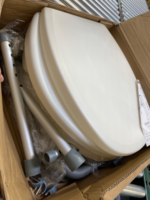 Photo 1 of Raised Toilet Seat with Handles,Elevated Toilet Seat Riser for Seniors,Toilet Lift Seat Riser Adjustable Height& Width?Commode toilet for Elderly,Pregnant and Handicap, Fit Any Toilet
