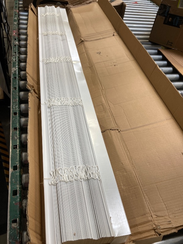 Photo 1 of Lotus & Windoware Cordless, 2 Inch Faux Wood Blind, 58" Wide x 72" Long, Window Blinds, Blinds & Shades, Blinds for Indoor Windows, Smooth, Bright White - 58" x 72",Bright White