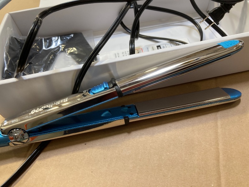 Photo 1 of BaBylissPRO Nano Titanium Flat Iron Hair Straightener, 1" Prima Iconic Hair Straightener Iron & Curling Iron for Professional Salon Results and All Hair Types