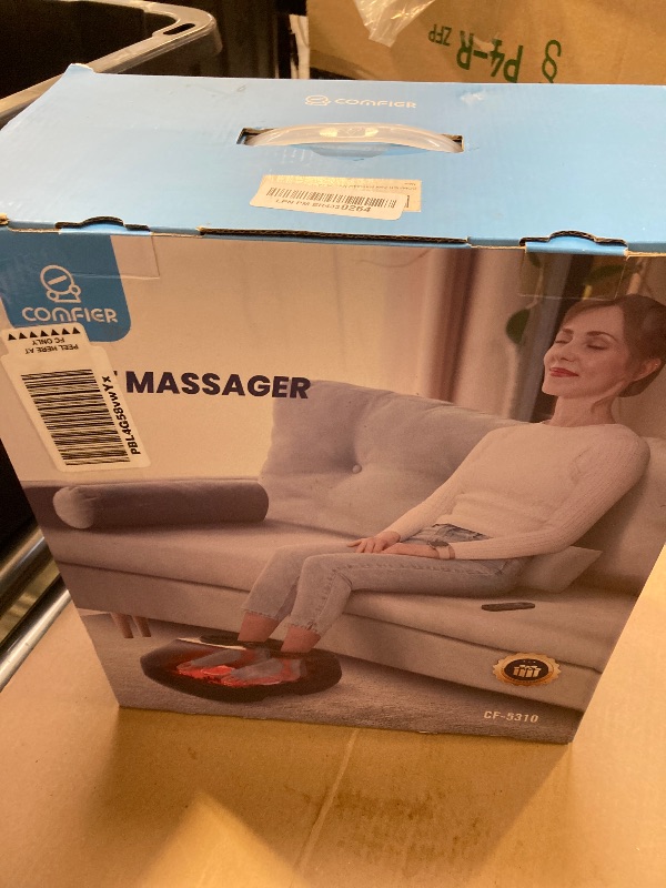 Photo 1 of COMFIER Foot Massager with Heat,Kneading,Vibration,Compression,Pause Function,Shiatsu feet Massager for Plantar Fasciitis Neuropathy, Gifts for Him/Her,Remote Control,Size 13