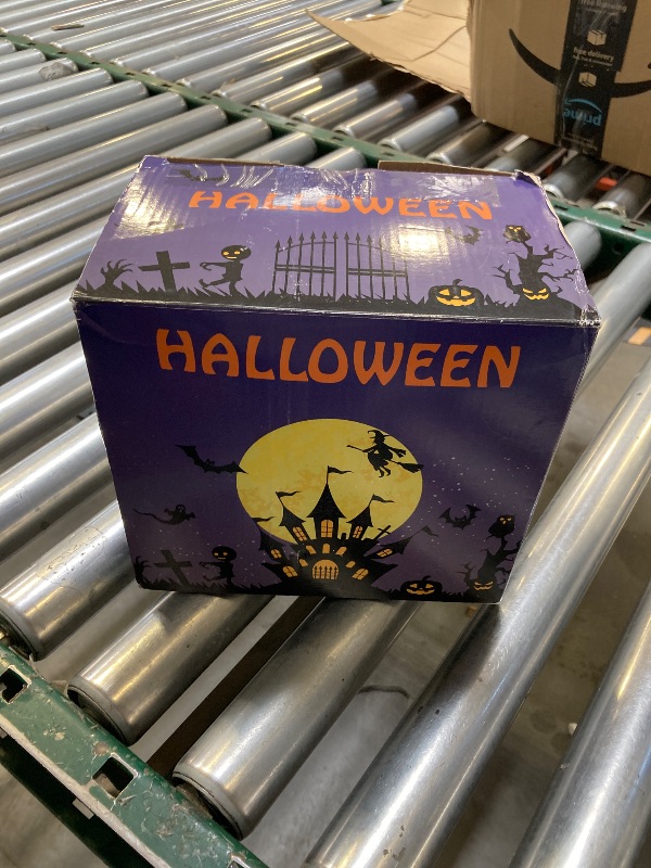 Photo 1 of 6.2 FT Halloween Inflatable Scary Big Pumpkin Catch Small Pumpkin Car Decoration with Built-in LED Light, Halloween Blow Up Trunk or Treat Car Decor for Holiday Party Outdoor Yard Garden Decoration