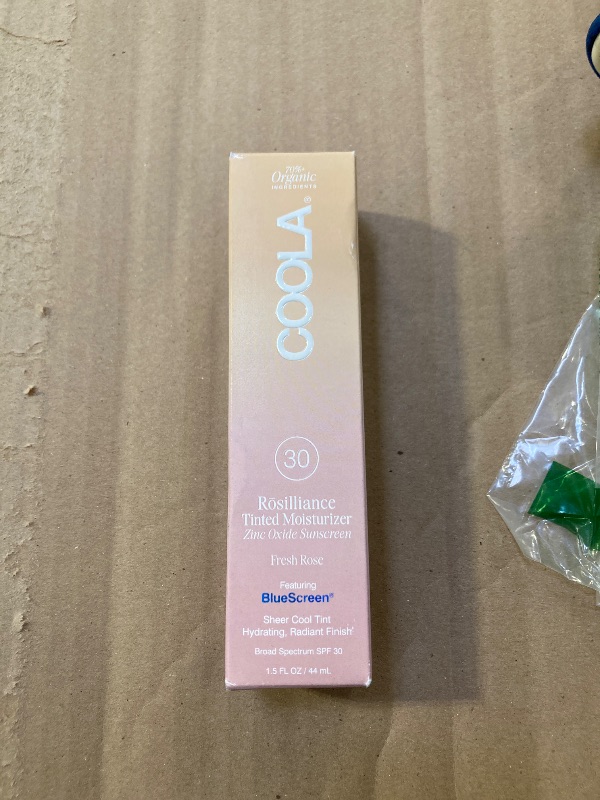 Photo 1 of COOLA Organic Rosilliance BB Cream with SPF 30, Tinted Moisturizer Sunscreen & Foundation, Dermatologist Tested, Fresh Rose, 1.5 Fl Oz