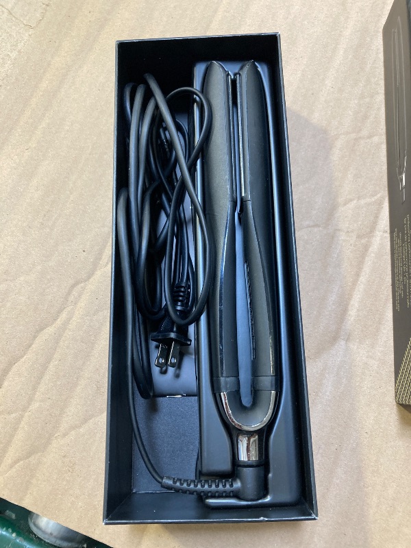 Photo 1 of ghd Platinum+ Styler - 1” Smart Flat Iron Hair Straightener - Professional Ceramic Styling Tool with Predictive Heat Control and Automatic Shut-Off - More Shine and More Color Protection - Black