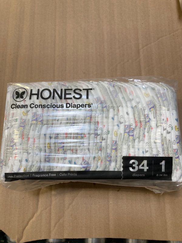 Photo 1 of Honest Diapers Size 1, 34ct