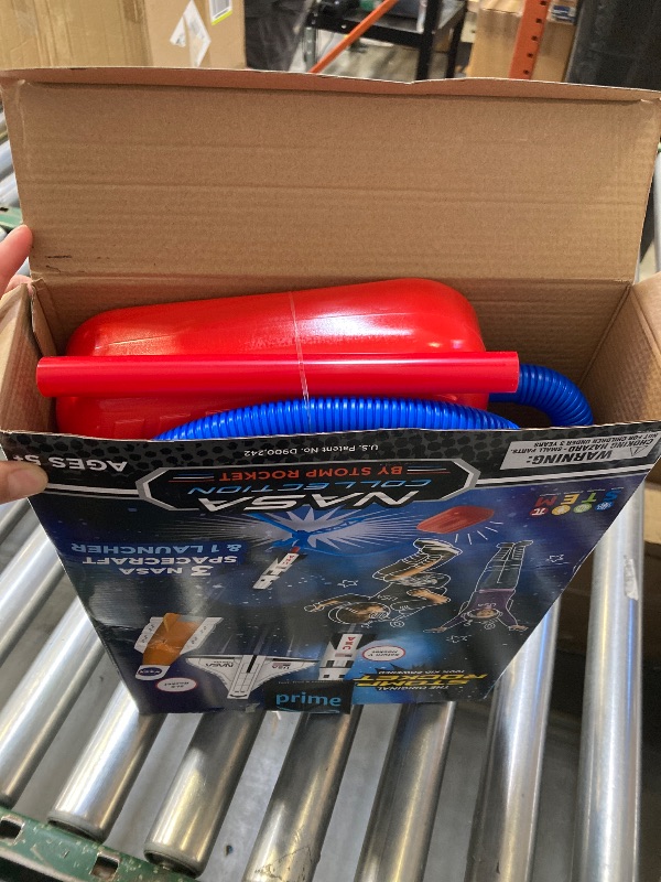 Photo 1 of Stomp Rocket Space Collection Rocket Launcher for Kids, 3 NASA Rockets - Backyard & Outdoor Fun Toy Gift for Boys & Girls - STEM Soft Foam Blaster Set Soars Up to 100 Feet - Ages 5 & Up