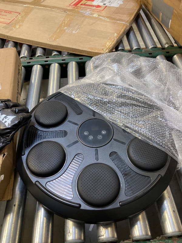Photo 1 of Music Boxing Machine for Adults, 2025 Smart Bluetooth Music Beat Sync Punching Machine with Gloves, 12 Speeds and 12 Modes Colorful Light Beat Resistant Target Boxing Equipment for Home Office Gym Use
