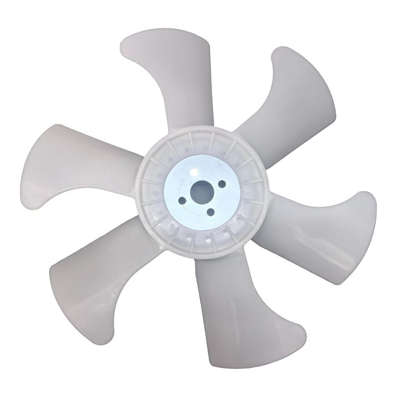 Photo 1 of Fan 6-Blade Cooling Fan 1K011-74110 Compatible with Kubota V1505 V3300 V3600 V3800 Hyundai HSL800-7 HSL850-7

