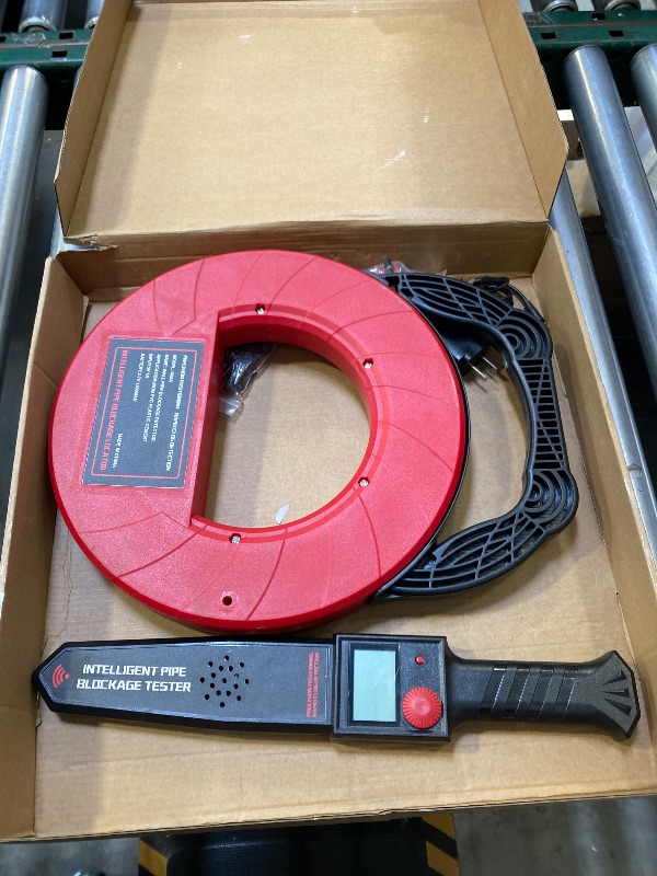 Photo 1 of Locators, Water Pipe Blockage Detector for PVC/Plastic/Metal Underground Pipeline Blocking Clogging Finder Sewer Wall Scanner Plumbing Tools 40M (40)