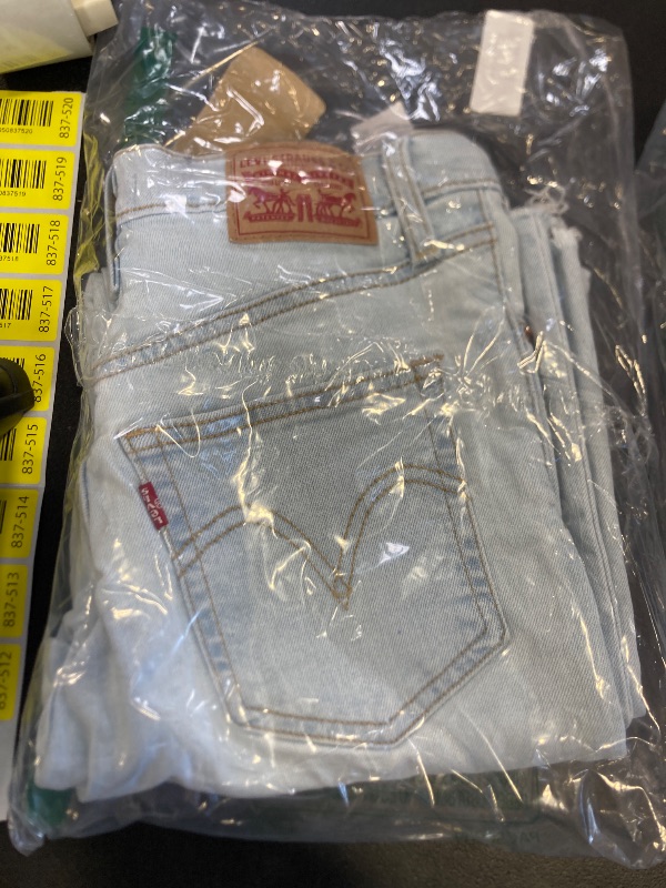 Photo 1 of Levi's Women's Ribcage Straight Ankle Jeans, (New) Pretty Diva Mermaid, 27