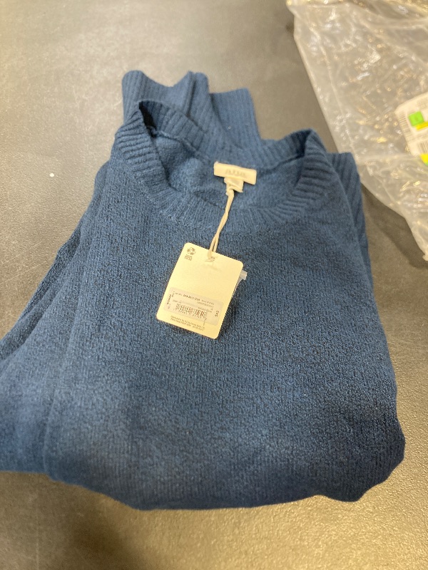 Photo 1 of A.n.a Plus Womens Crew Neck Long Sleeve Pullover Sweater, 1x, Blue
