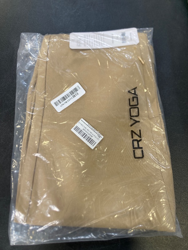 Photo 1 of CRZ YOGA Men's All Day Comfy Golf Pants - 32" Quick Dry Lightweight Work Casual Trousers with Pockets Khaki Sand 31W x 32L
