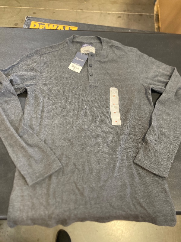 Photo 1 of st johns bay mens grey long sleeve crew neck size medium 
