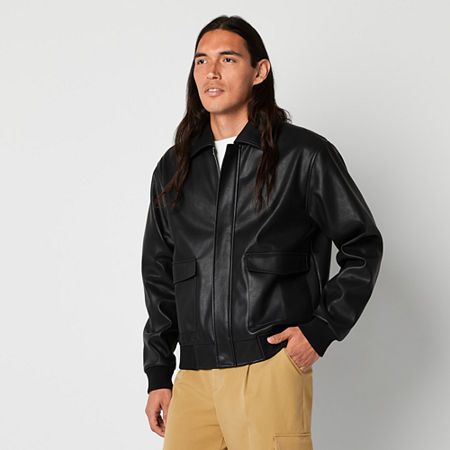 Photo 1 of JF J.Ferrar X Jason Bolden Mens Midweight Bomber Jacket, Medium, Black
