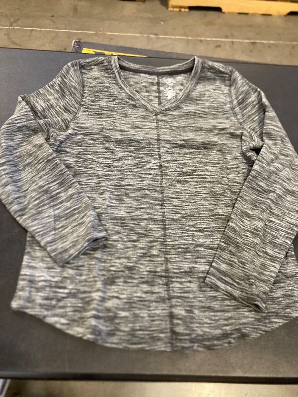 Photo 1 of st john's bay WOMENS grey long sleeve fleece size medium 