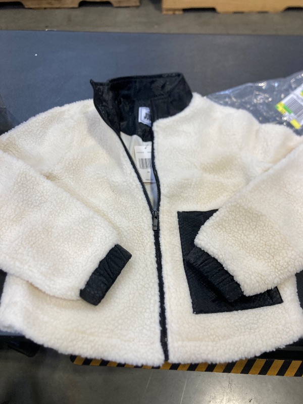 Photo 1 of Juicy by Juicy Couture Womens Sherpa Bomber Jacket, X-small, White

