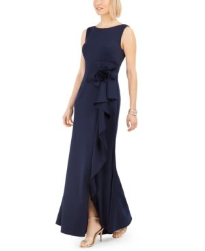 Photo 1 of Jessica Howard Sleeveless Evening Gown, 8, Blue

