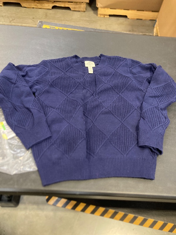 Photo 1 of st johns bay navy blue long sleeve size medium