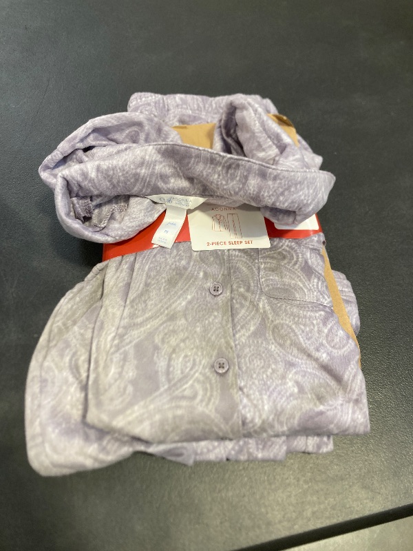 Photo 1 of adonna 2 piece purple pajama set super dirty size PS
