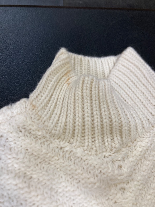 Photo 1 of worthington polar bear knitted turtleneck size PS makeup on neck part XS*