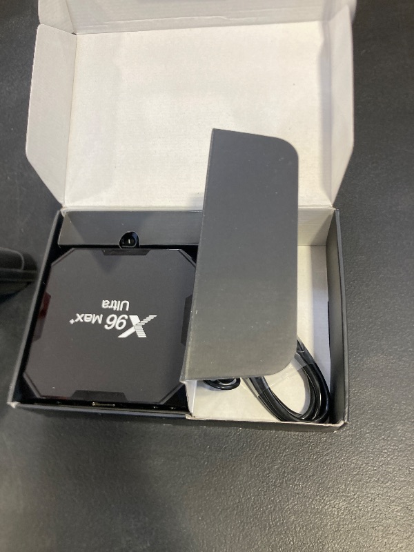 Photo 1 of 4GB 64GB X96 Max Plus Ultra TV Box Android 11 Amlogic S905X4 2.4G/5GHz Dual WiFi BT4.0 USB3.0 Support AV1 H.265 8K 24fps 4K 60fps HDR Box