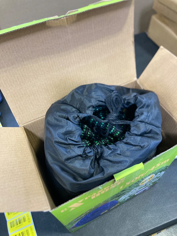Photo 1 of 150 ft Expandable Garden Hose - Durable 3750D Fabric, 4-Layer Latex Core, Solid Brass Connectors Expanding Water Hose - 10 Spray Nozzles & Convenient Storage Bag Included