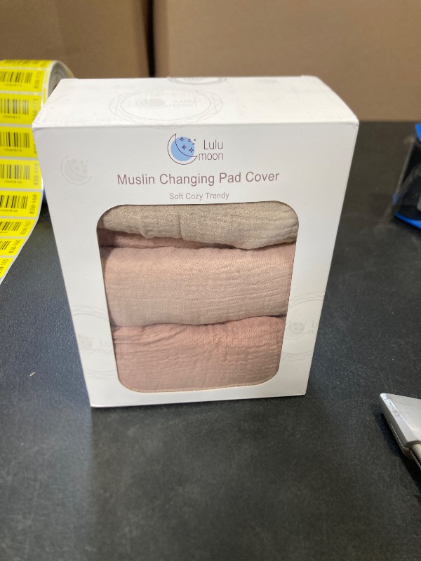 Photo 1 of lulumoon Baby Changing Pad Cover: Muslin Diaper Changing Table Pad Cover - Changing Pad Sheets for Girls Boys
