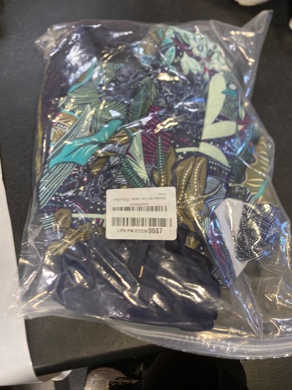 Photo 1 of Ababalaya Fully Covered Swimsuits 3 Pieces Full Covered Burkini Swimwear with Swimming Cap (US, Alpha, X-Large, Regular, Regular, 105Navy Blue)