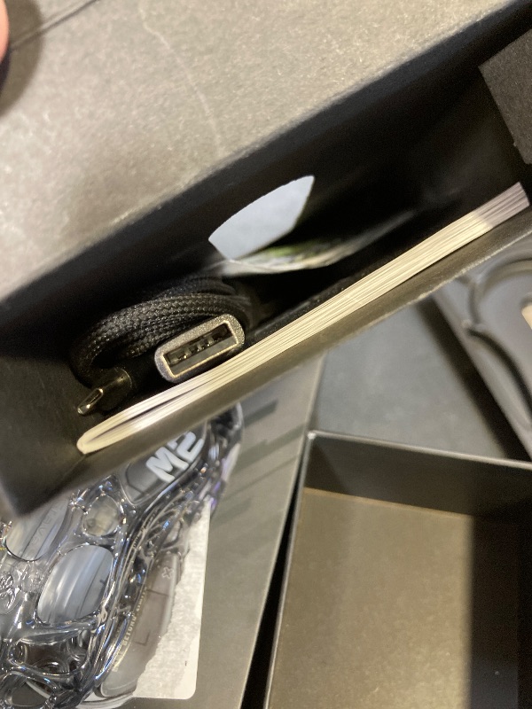 Photo 1 of GravaStar Mercury M2 Wireless Gaming Mouse with 26,000 DPI, PAW3395DM Sensor -79g Lightweight Hollowed-Out Design -5 Programmable Buttons -5 Dynamic Lightsync RGB - Transparent Black