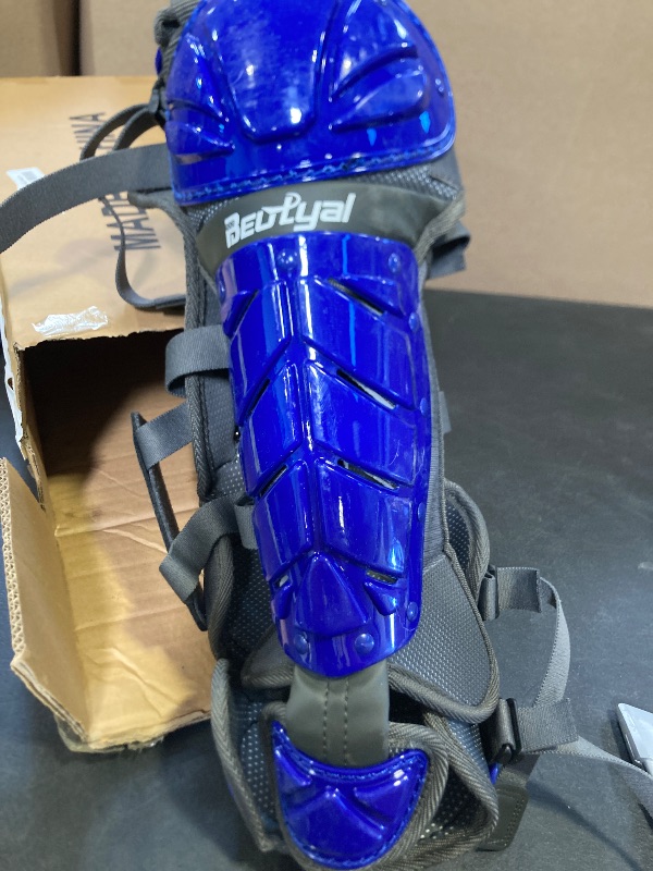 Photo 1 of Beutyal Baseball Softball Catcher Leg Guards Shin Guards Youth 12 Inch