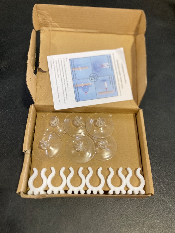 Photo 1 of Homemory 6 Pcs Window Candles With Sensor Dusk to Dawn - Ivory Stripped Candlesticks With Suction Cups, Roman Column Battery Operated Flameless LED Taper for Christmas