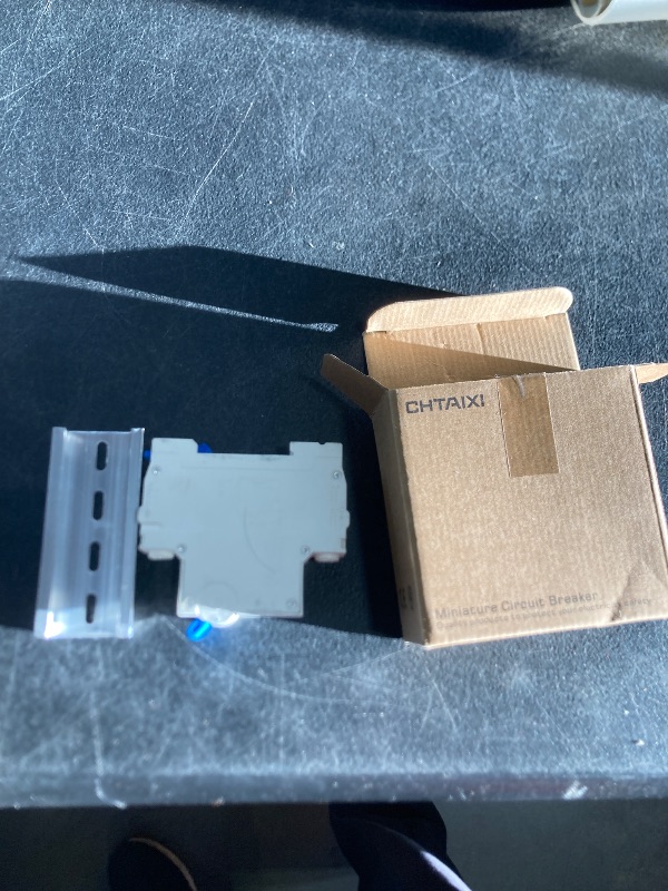 Photo 1 of 12V-110V DC Miniature Circuit Breaker, 20 Amp 2 Pole Battery Breaker Protector for Solar PV System and RV, Thermal Magnetic Trip, DIN Rail Mount, Chtaixi DC Disconnect Switch B20
