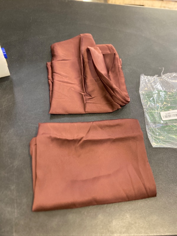 Photo 1 of 2 pack brown silk pillowcase