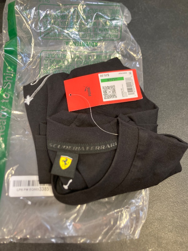 Photo 1 of PUMA Women's Scuderia Ferrari Graphic Babydoll T-Shirt, Puma Black SS25, Large