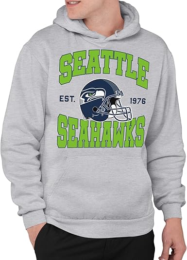 Photo 1 of Junk Food Clothing x NFL - Team Helmet - Unisex Adult Pullover Hoodie for Men and Women - Officially Licensed NFL Apparel
size xl
