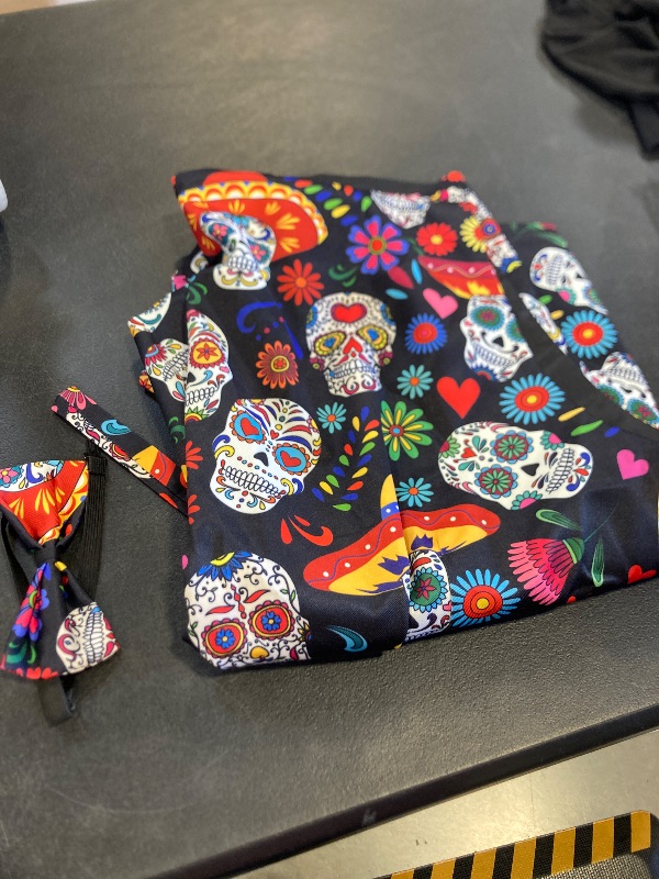 Photo 1 of 2-Piece Mens Halloween Christmas Suit Vest & Bow Tie S-3XL
