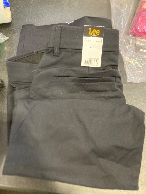 Photo 1 of Lee Women's Ultra Lux Comfort with Flex Motion Trouser Pant Black 6 Medium