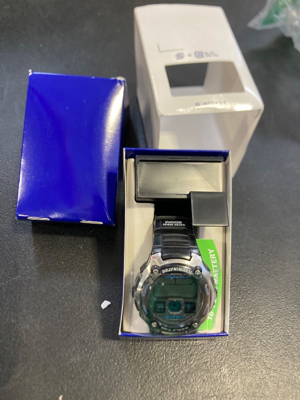 Photo 1 of Casio AE-2000W-1AVCF Men's AE2000W-1AV Silver-Tone and Black Multi-Functional Digital Sport Watch