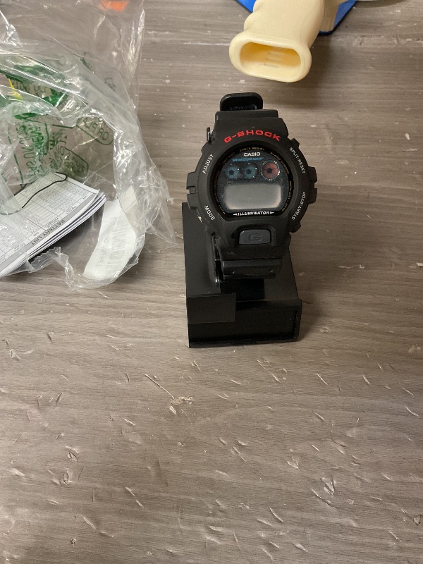 Photo 1 of Casio Men's G-Shock DW6900-1V Black Resin Sport Watch
