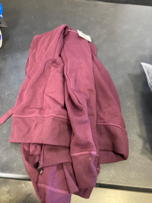 Photo 1 of Amazon Essentials Men's Full-Zip Fleece Hoodie (Available in Big & Tall), Burgundy, Large