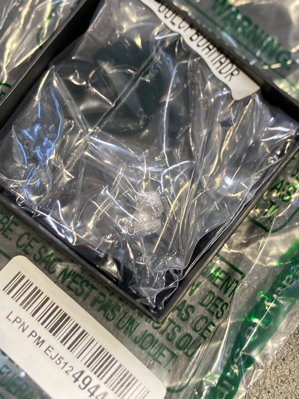 Photo 1 of Amazon Essentials Sterling Silver Freshwater Cultured Pearl and Created White Sapphire Halo Cushion Stud Earrings (previously Amazon Collection)