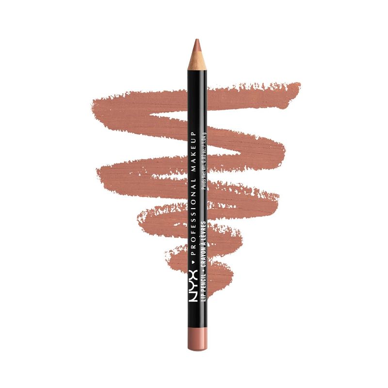 Photo 1 of NYX PROFESSIONAL MAKEUP Slim Lip Pencil, Long-Lasting Creamy Lip Liner - Peakaboo Neutral
