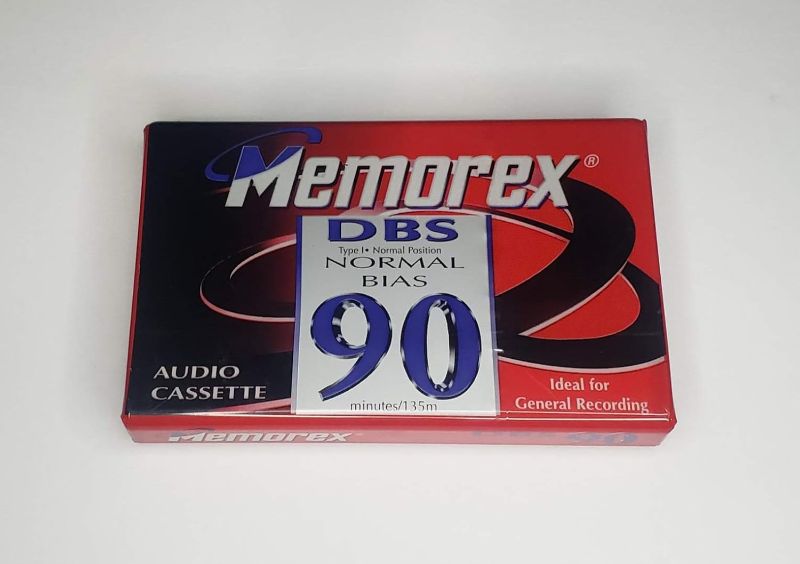 Photo 1 of 4 pack Memorex DBS 90 Single Blank Audio Cassette Tape Vintage 1 was used 
