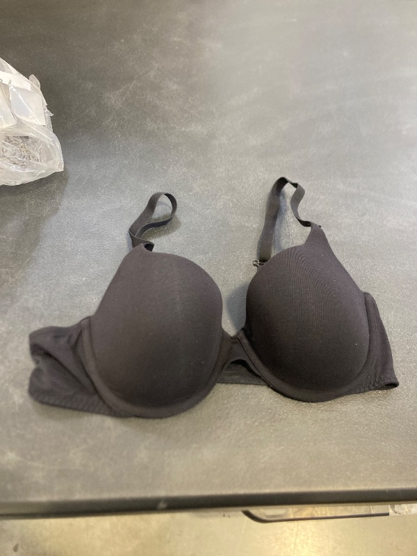Photo 1 of AMBRIELLE COTTON DEMI 36B BLACK BRA