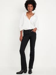 Photo 1 of old navy wow boo cut mid rise black jeans  size 12