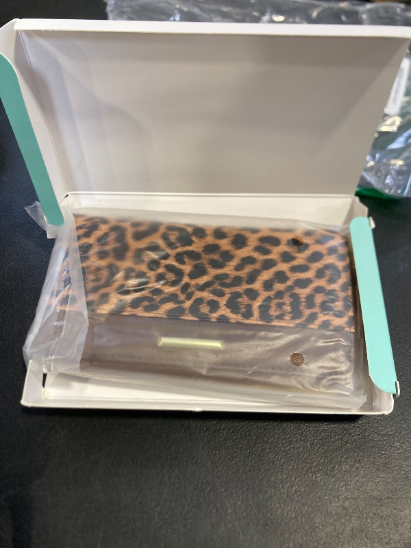 Photo 1 of Coco Rossi Women Wallets Multi Card Case Wallet Clutch Wallet Card Holder Organizer Ladies Purse Tassel Wrist strap Purse,Leopard