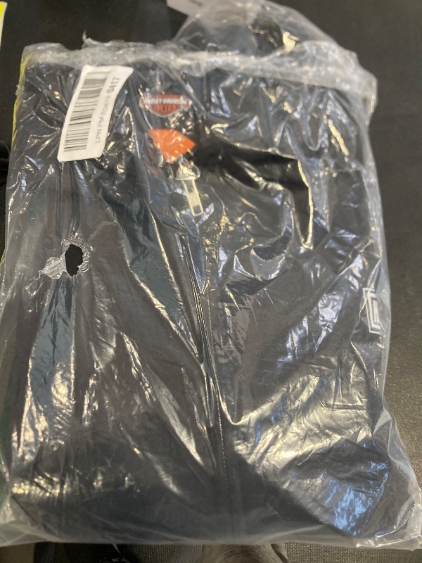 Photo 1 of Harley-Davidson Men's Lightning Crest Full-Zippered Sweatshirt, Black (3XL)