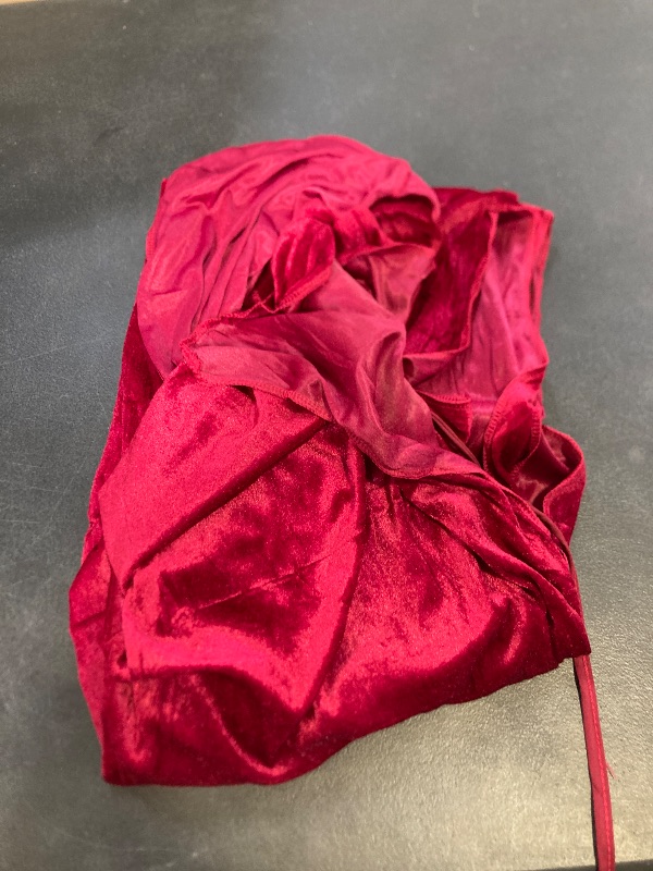 Photo 1 of Adult Red Cape with Hood Red Cape for Women Red Cloak with Hood Women Red Hooded Cape Red Robe Costume Red Velvet Robe