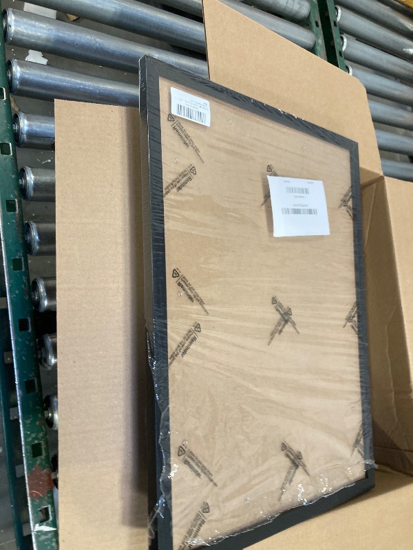 Photo 1 of A PLUS MAX 13x18 Picture Frame, Black Engineered Wood Frame for 13 x 18 Inch Picture Poster Photo, Light Weight 13 by 18 Frame with Wood-grain for Wall - 1 Pack/Black/13 x18